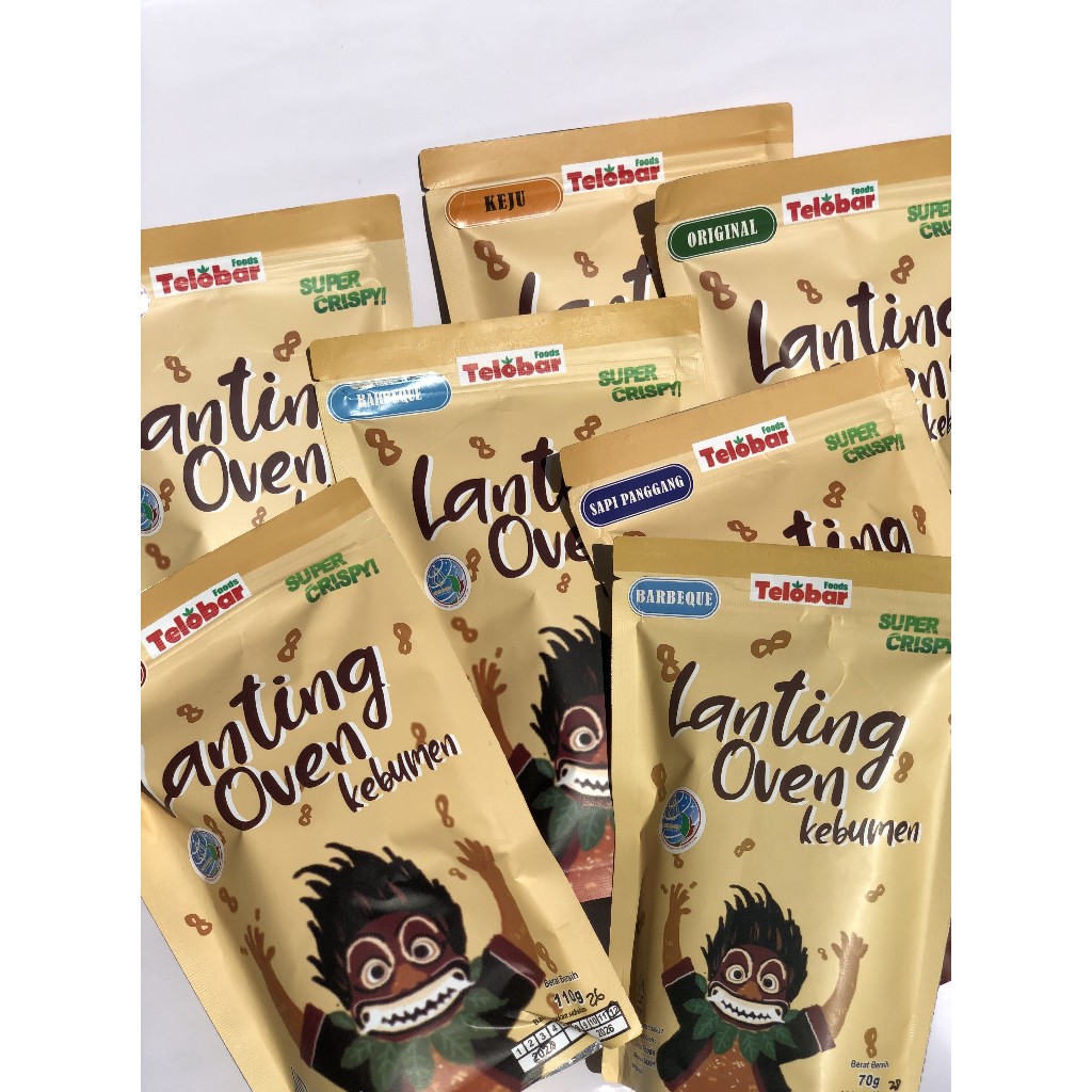 

Lanting Oven by Telobar Food Oleh-Oleh Khas Kebumen, Renyah & Gurih Rasa Sapi Panggang 70gr/110gr