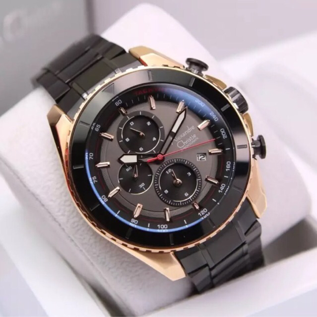 Alexandre Christie 6503 - AC6503 - 6503MC Black Rosegold ORIGINAL