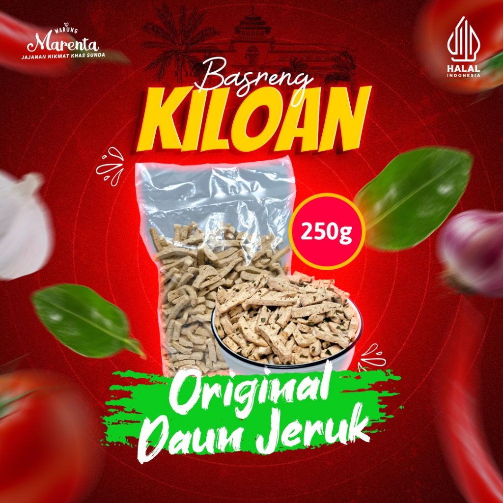 

Warung Marenta Basreng original daun jeruk 250 gram 1/4 kG Gurih snack cemilan viral sultan bandung