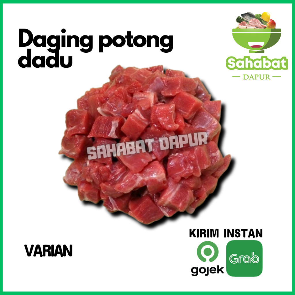 

Daging Sapi Potong Dadu / Daging Sapi Sop 250gr / Daging Sapi 500gr - Sahabatdapur