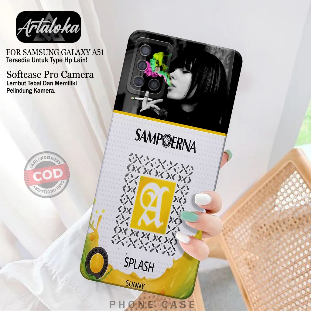 Softcase Hp Samsung Galaxy A51 Fashion Case RK Case Samsung Galaxy A51 Silikon TPU Pro Camera Casing