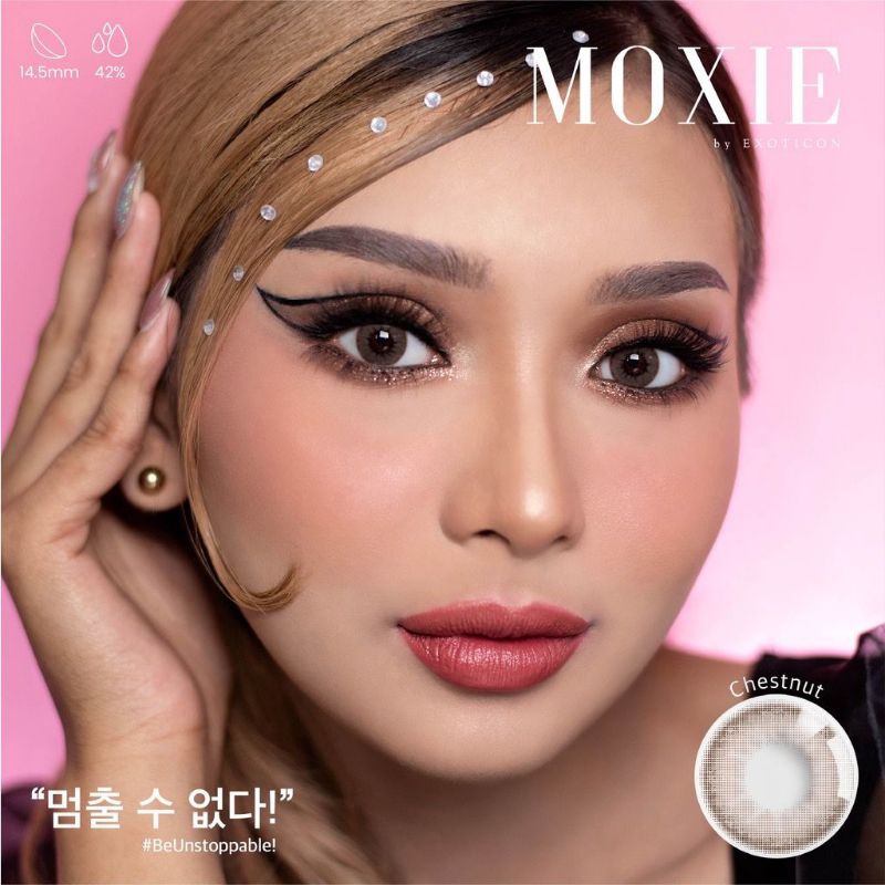SOFTLENS MOXIE BY EXOTICON (NORMAL) / EXOTICON MOXIE TERRACOTA BROWN MOXIE DOVE MOXIE CHESNUT MOXIE 