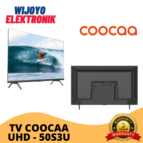 COOCAA 50 inch Smart TV - Digital TV - 4K UHD - WIFI (COOCAA 50S3U)