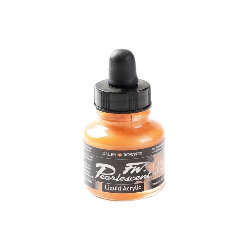 

Daler-Rowney FW Pearlescent 29.5ml Sun Orange- Cat Akrilik