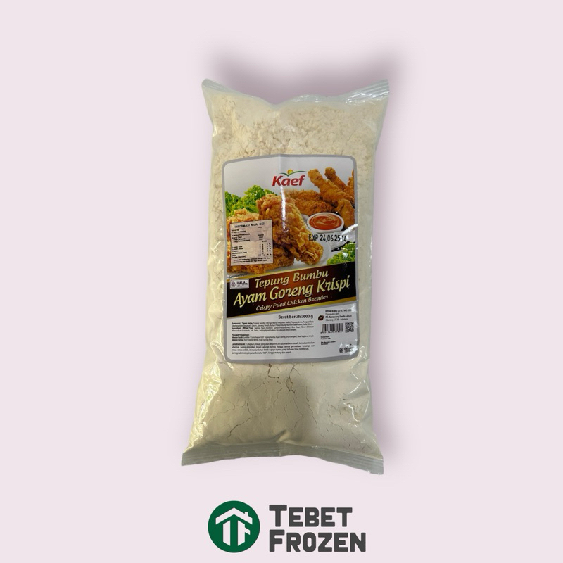 

KAEF TEPUNG BUMBU AYAM CRISPY 600GRAM - TEBET FROZEN