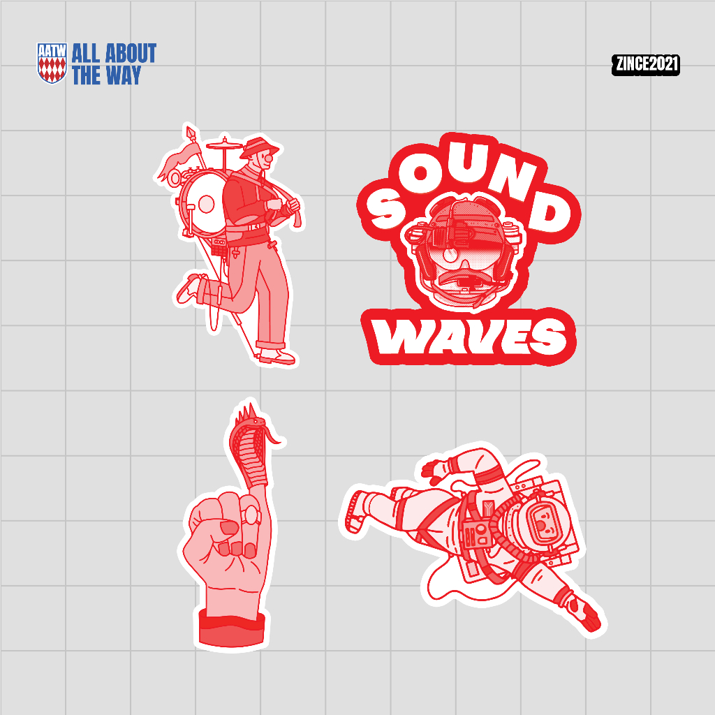 

HSD Vinyl Sticker Pack Series - Volume 1