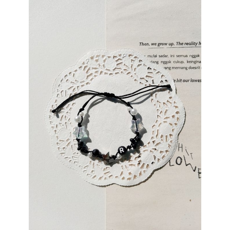 Gelang Serut//Gelang Serut Custom//Gelang Serut Inisial//Gelang Aesthetic