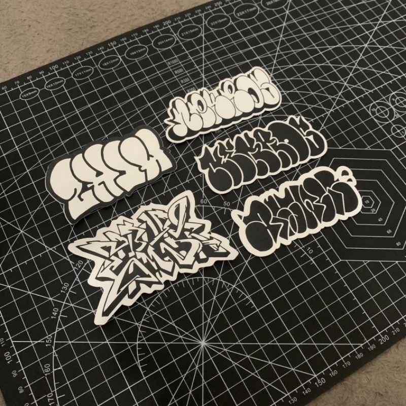 STICKER PACK BAND STIKER GRAFFITI 2 - STIKER MOTOR STICKER AESTHETIC - STICKER LAPTOP TOKOLIZU (GRAF