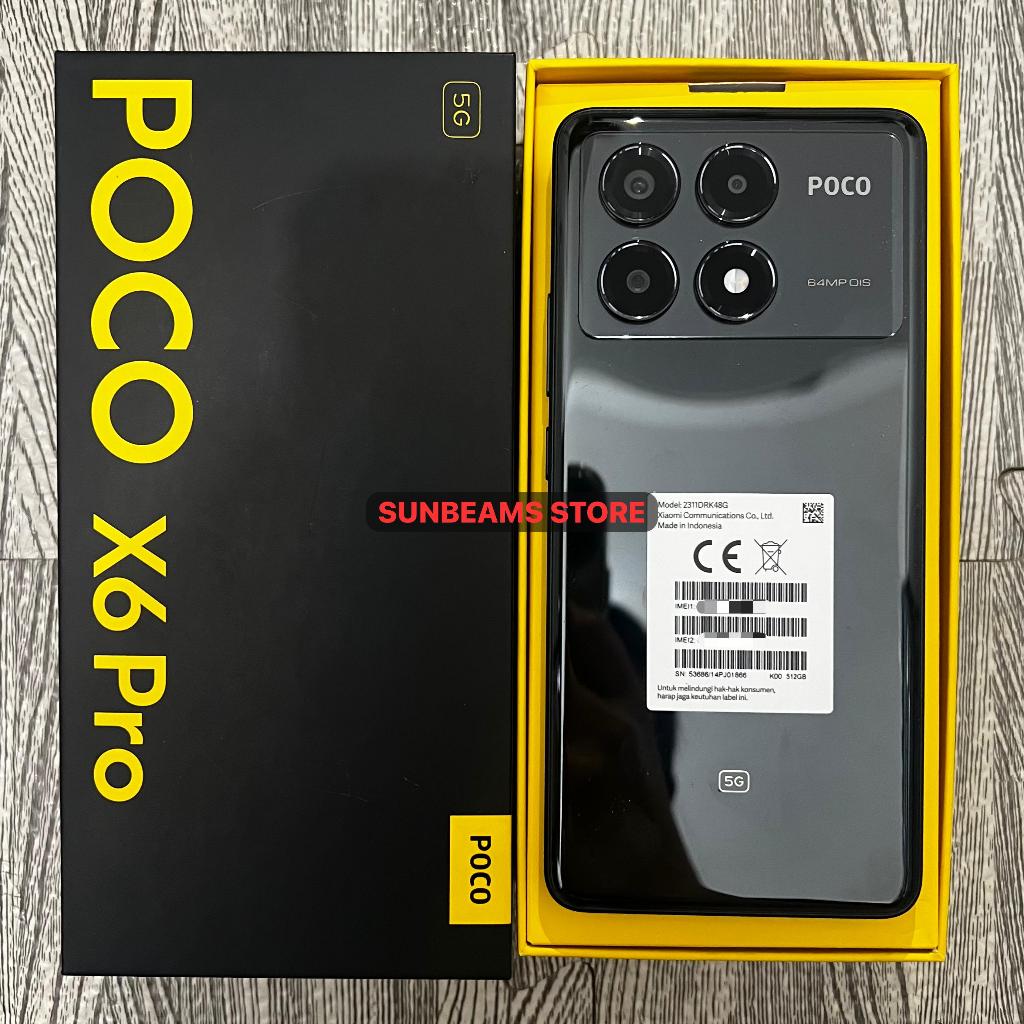 Xiaomi Poco X6 Pro 5G 12/512 Second Fullset Bekas Resmi