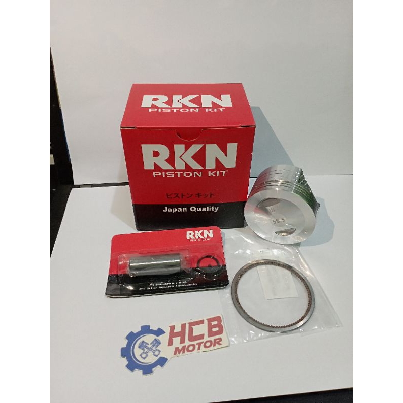 PISTON KIT SEHER MIO NUVO XXB BORE UP BIG RKN RIKEN ORIGINAL