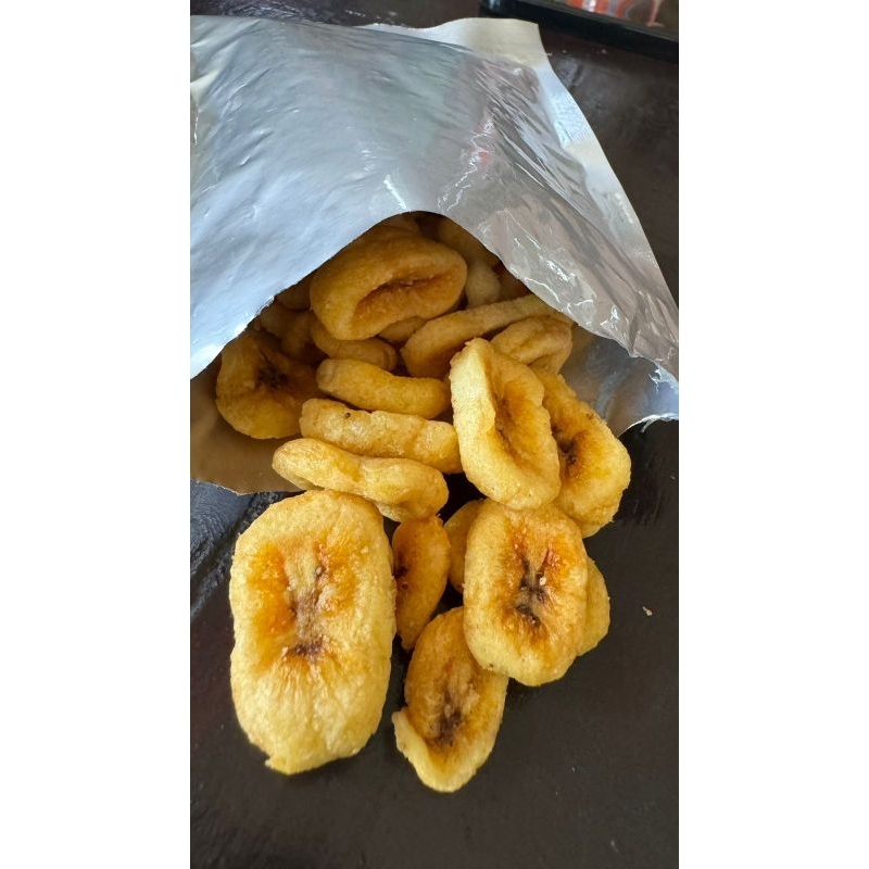 

Pisang kriuk// cemilan sehat// olahan pisang// kripik pisang