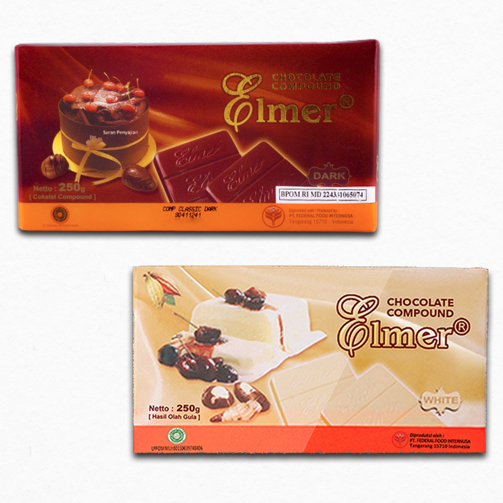 

Coklat Elmer Classic Compound Chocolate Cokelat Batang Blok