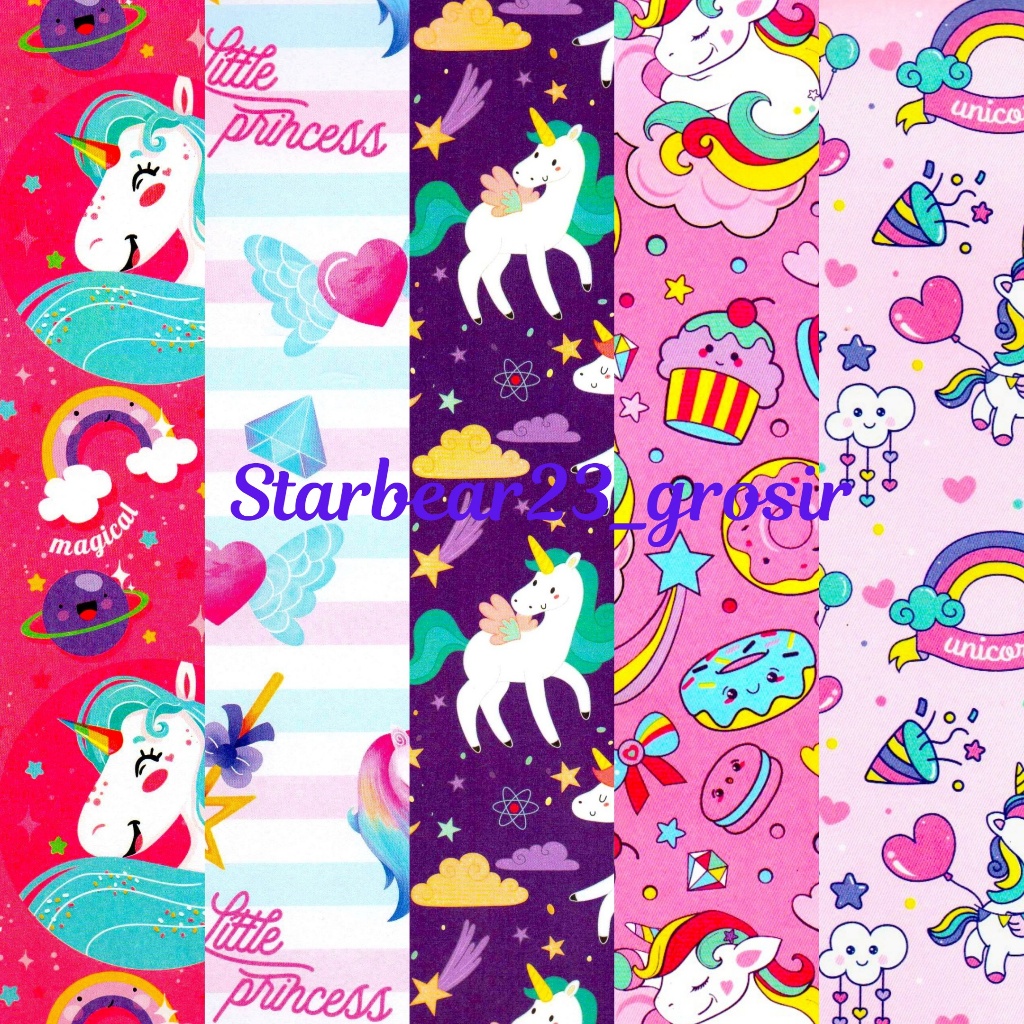 

Kertas kado Doff Soft Color Unicorn Sansanwawa