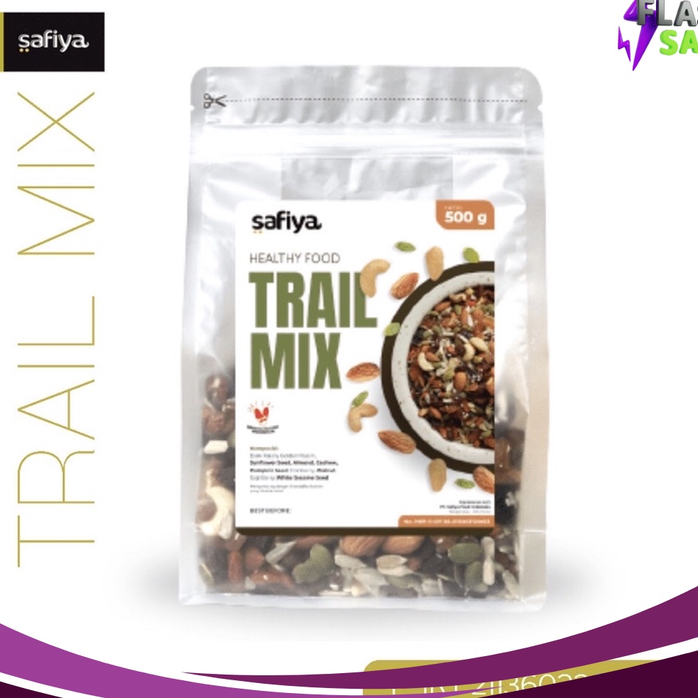 

HEMAT Trail Mix Original 5 Gram Dried Fruit Seed Nut Roasted Snack Sehat With Safiya