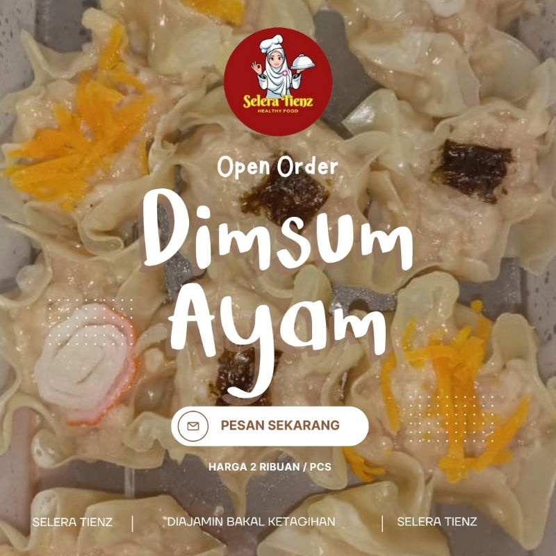 

Dimsum Ayam mini | Juicy | 2 ribuan| hemat | Murah | free chilli oil