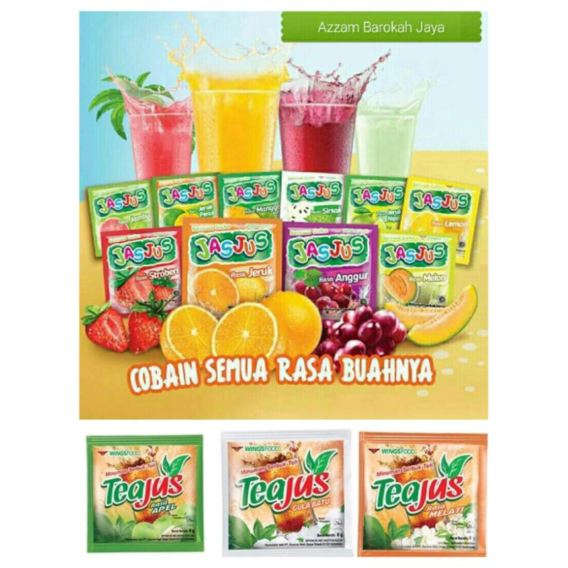 

Jas Jus Rtg 7gr All Variant Rasa Aneka Buah Dunia