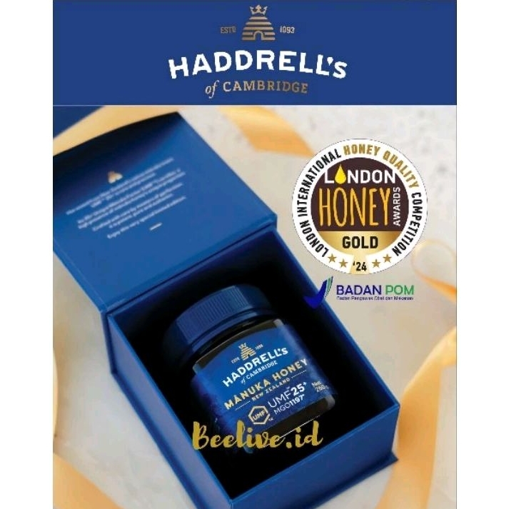 

Madu Haddrells Manuka Honey UMF 25+ MGO 1200+ 250g (UMF 20+ UP)