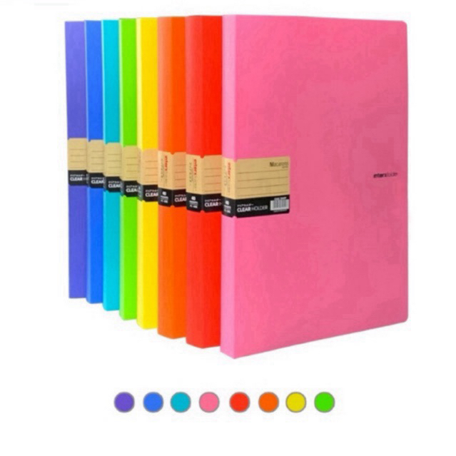 

CLEAR HOLDER 40 LEMBAR INTER-X MACAROON SERIES/DISPLAY BOOK