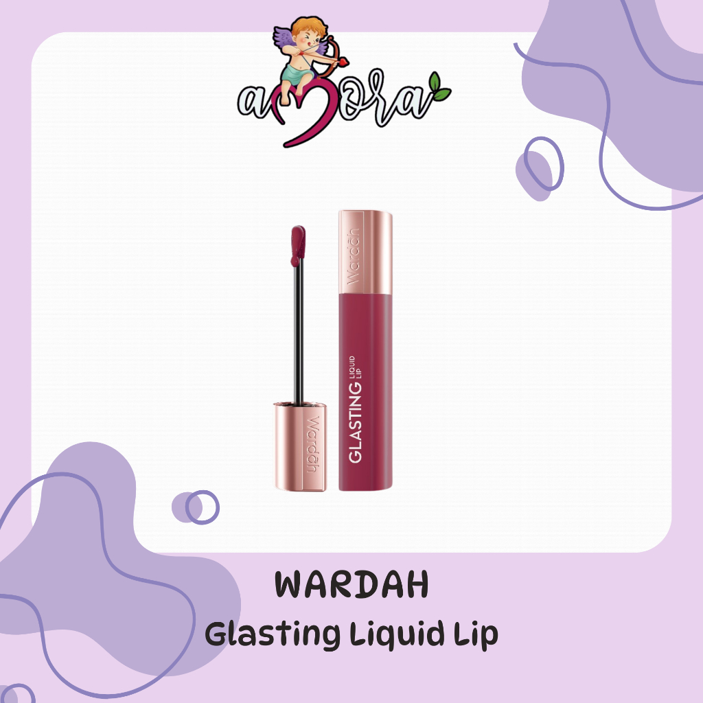 Wardah Glasting  Liquid Lip - Amora Cosmetics
