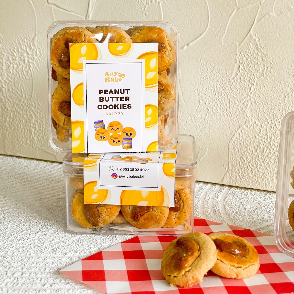 

READY AnyBakes Peanut Butter Cookies Skippy Kue Kacang Renyah Lumer