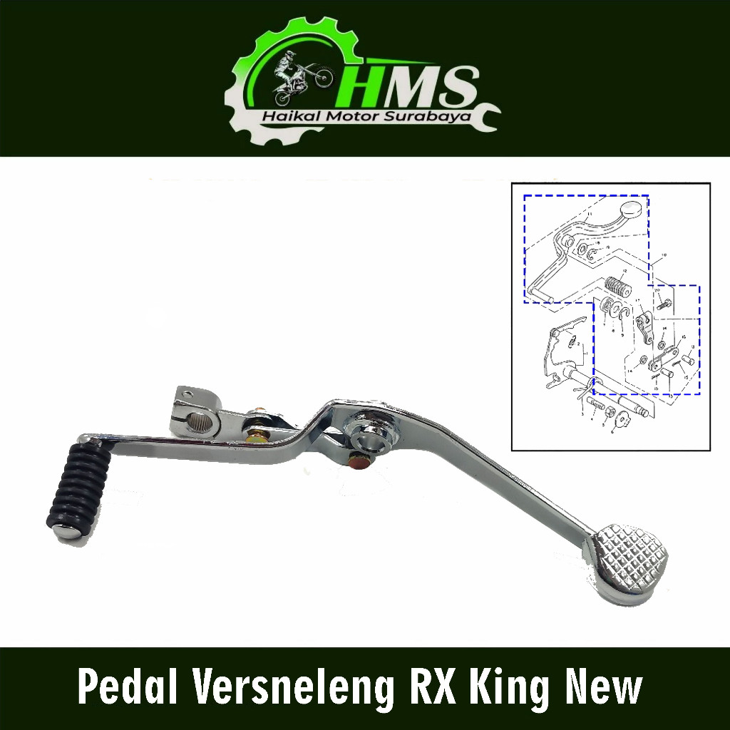 PEDAL VERSNELENG RX KING NEW - PEDAL OPERAN GIGI PERSNELING RXK / KING COBRA (TEKUK)