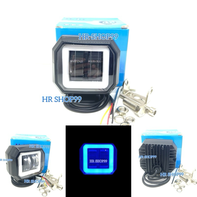 Lampu tembak Mini Kotak 2 Mata 40watt HJG Lampu Tembak Sorot Led Cwl 2mata 40watt