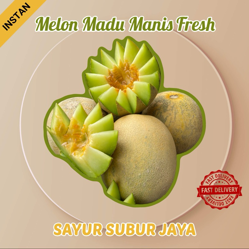 

Melon Madu Manis Fresh KIRIM INSTAN 1kg