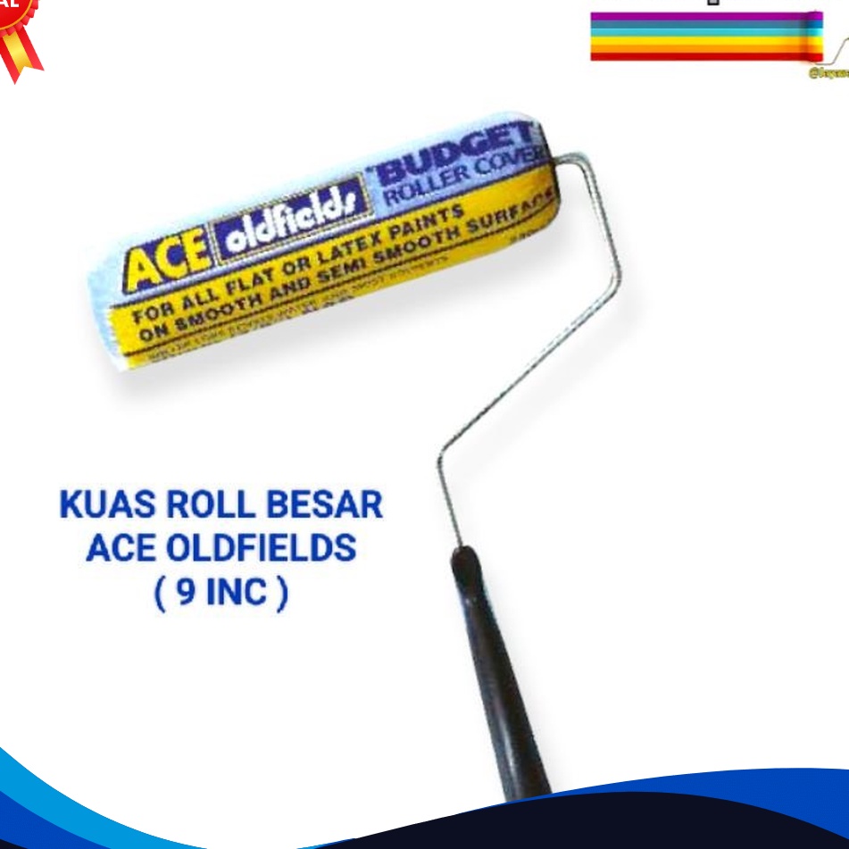 

GEBYAR PROMO KUAS ROLL BESAR 9 INC ACE OLDFIELDS BIRU GAGANG