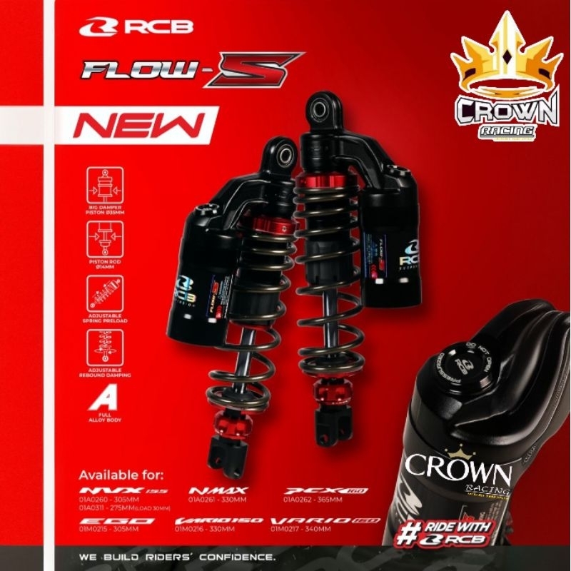 Shock RCB Flow S Click Rebound Yamaha Nmax 155 Old / PCX 150
