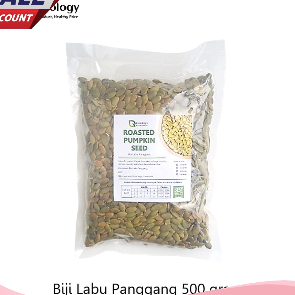 

FANTASTIS Roasted Pumpkin Seed Biji Labu Oven 5 gram by Granology