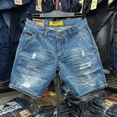 MC WISCER pendek sobek // celana jean pendek pria sobek terbaru