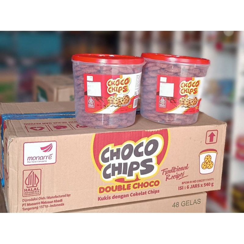 

Choco Chips Double Choco kukis dengan rasa cokelat