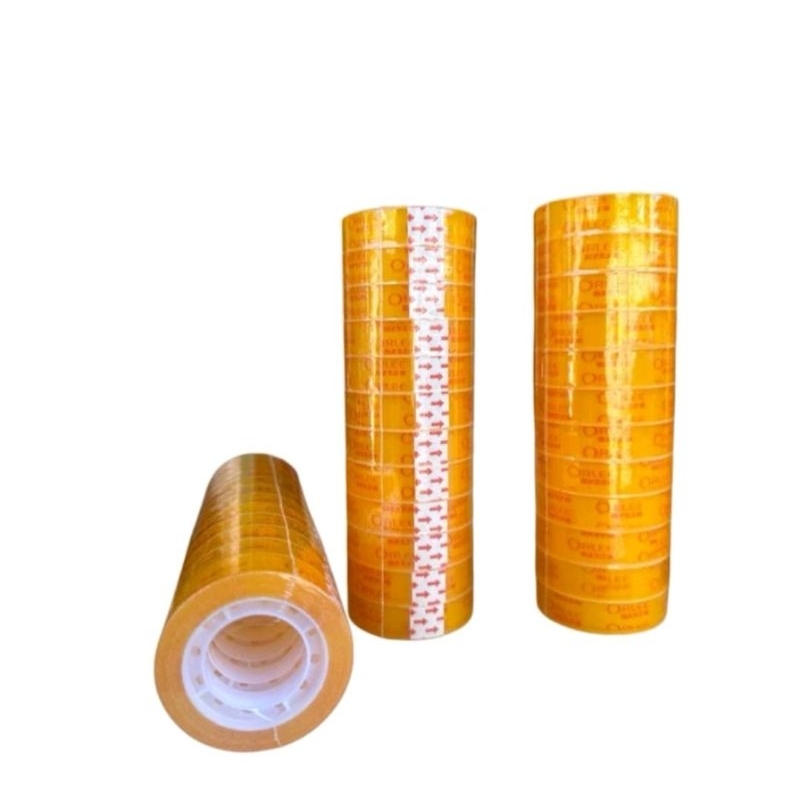 

Isolasi Bening Kecil Serbaguna Tape Lakban Selotip plakban Mini Isolasi 1/2 Inch x 25 Year Perekat Multifungsi