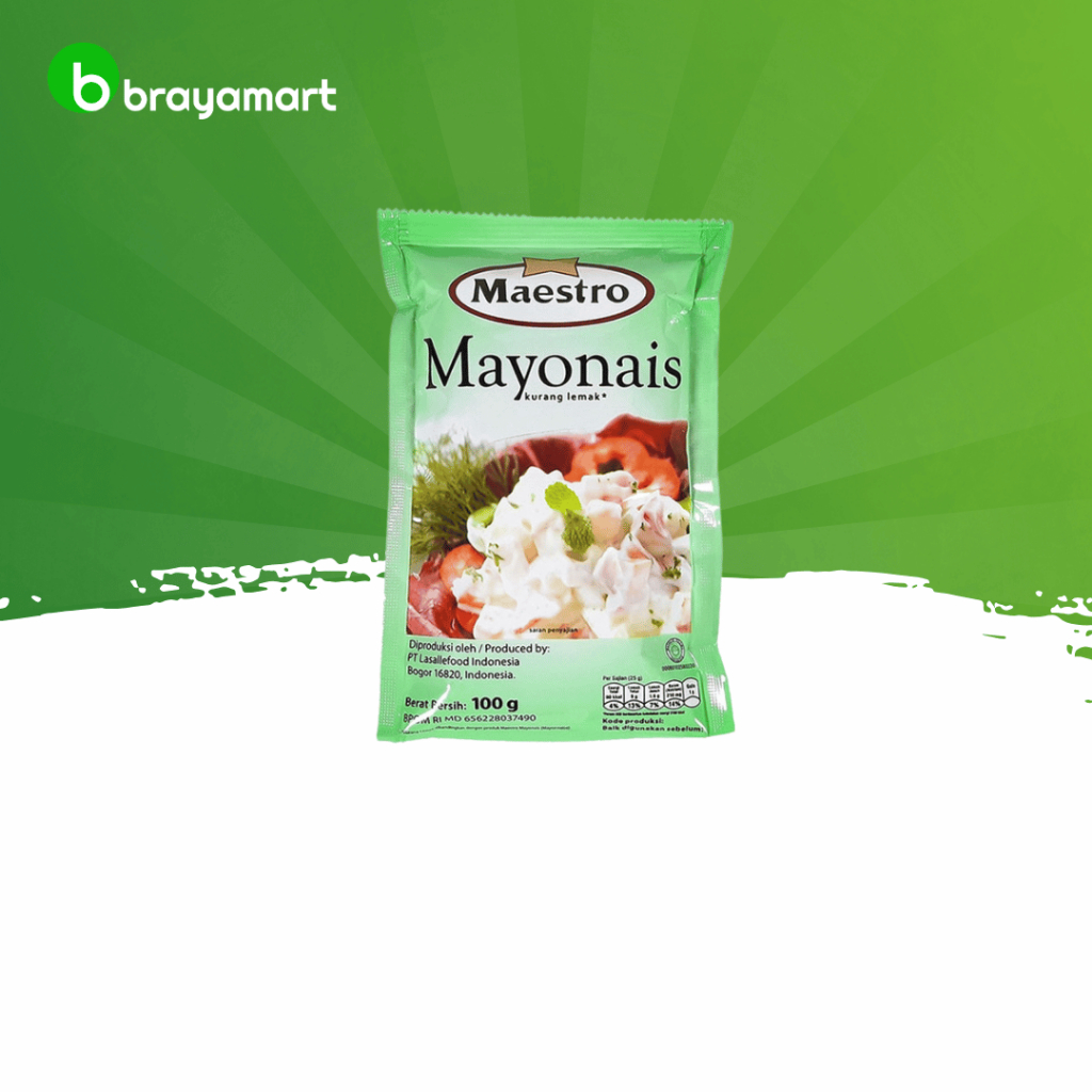 

Maestro mayonais sachet 100 gram original Brayamart