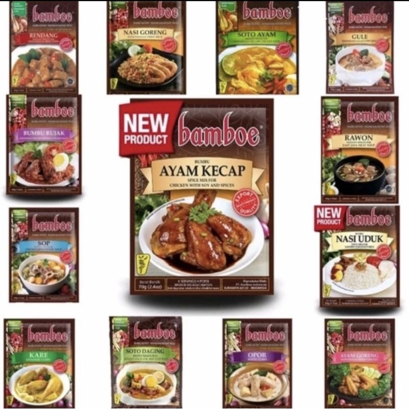 

BAMBOE BUMBU INSTAN INDONESIAN FOOD SERIES