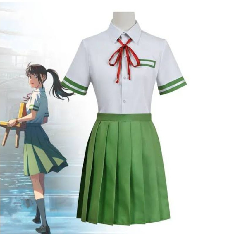 KOSTUM SUZUME N0 TOJIMARI COSPLAY ANIME JAPAN