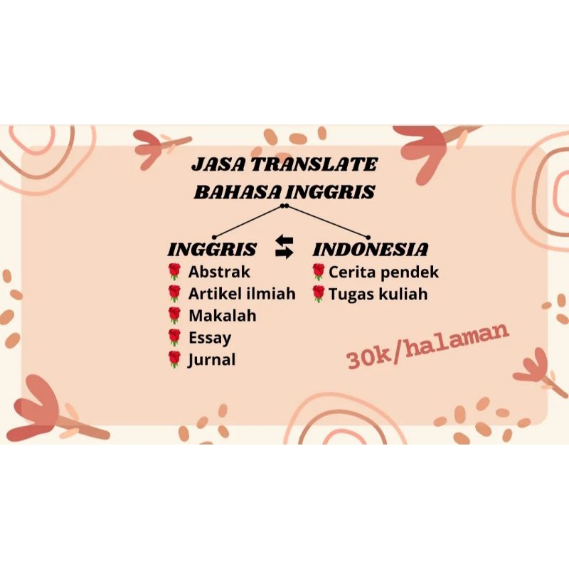 Jasa Translate/Terjemah File Inggris-Indonesia Abstrak, Artikel, Jurnal