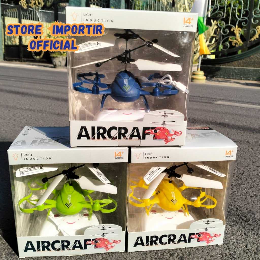 Mainan Mini Drone Helicopter Remote Control WX 077 Mainan Edukasi Anak RC Air Craft Hovering Murah |