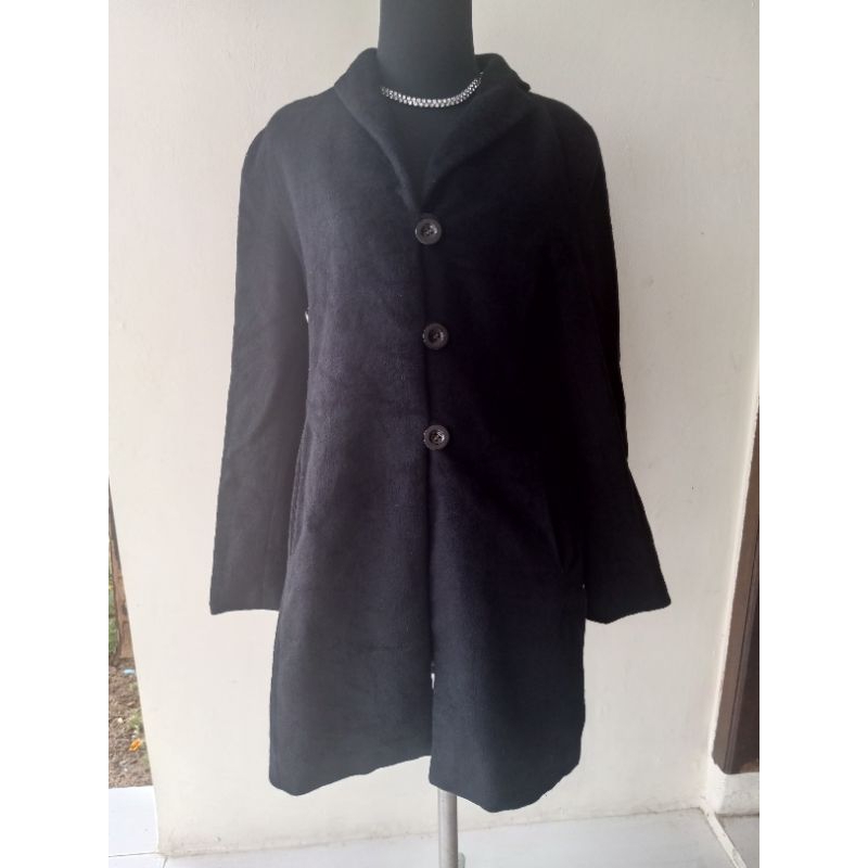 Jaket Wol ex_Hitam elegan