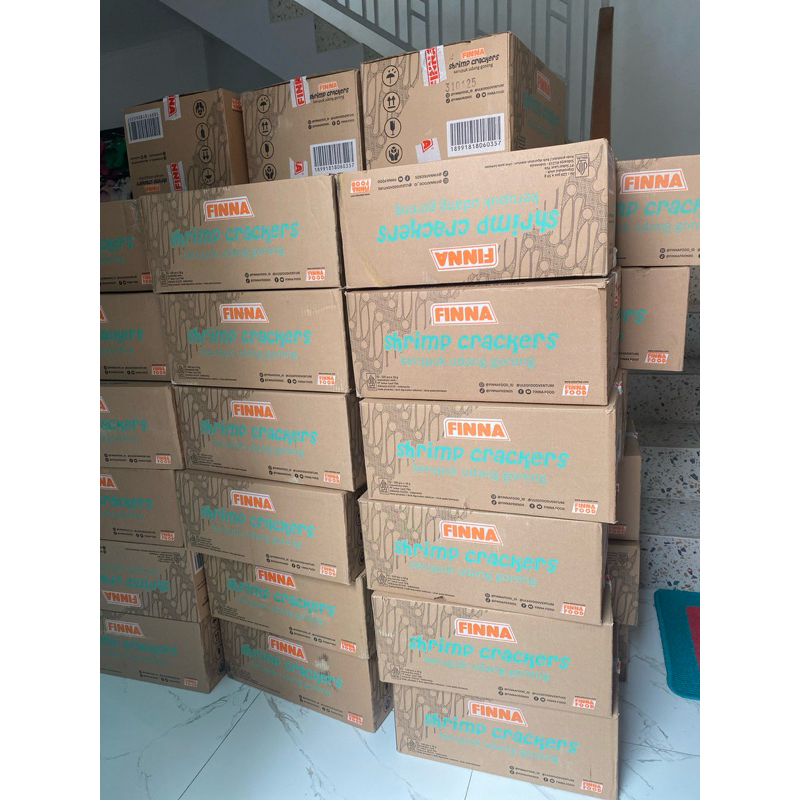 

(EXP. NOV 2025) Finna Kerupuk Udang Siap Makan 1 DUS/Shrimp Crackers matang 120pc