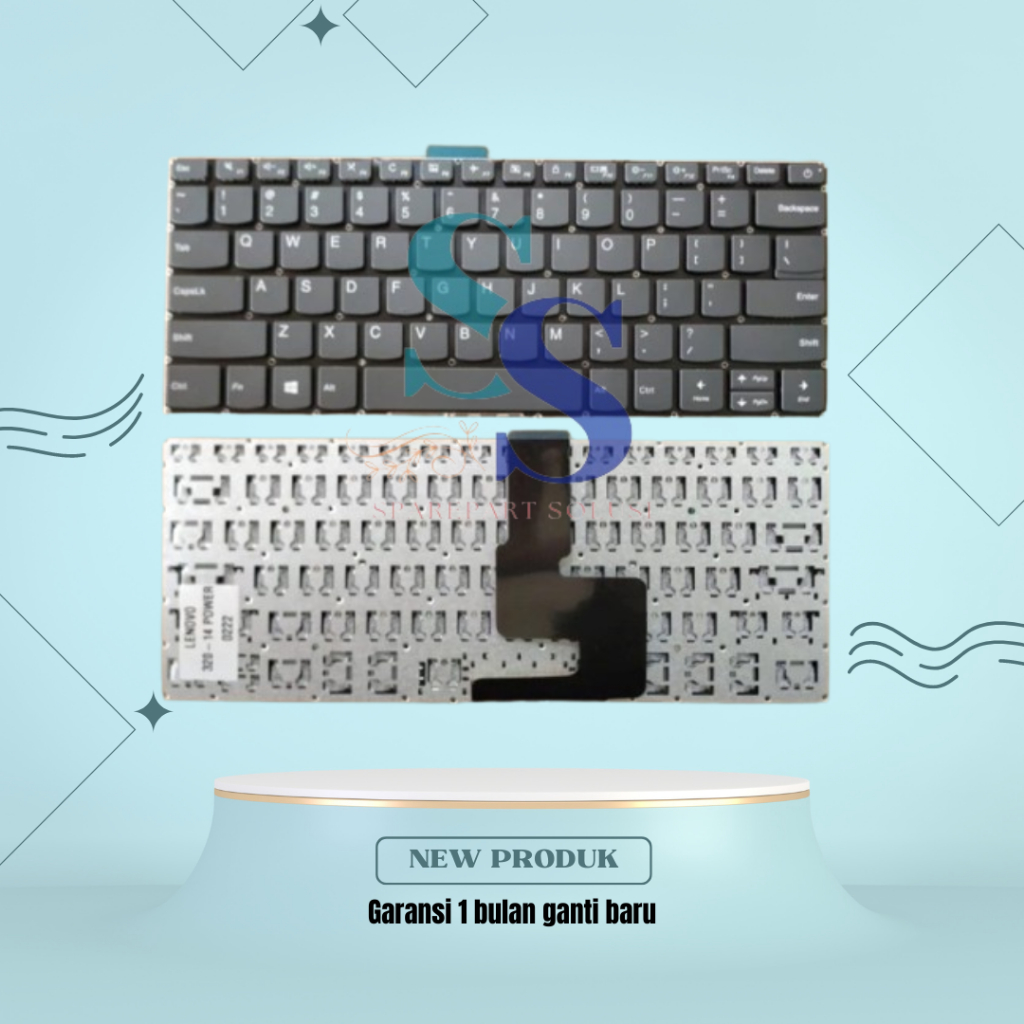 Keyboard IdeaPad S145-14API S145-14AST S145-14IGM S145-14IIL S145-14IKB S145-14IWL POWER