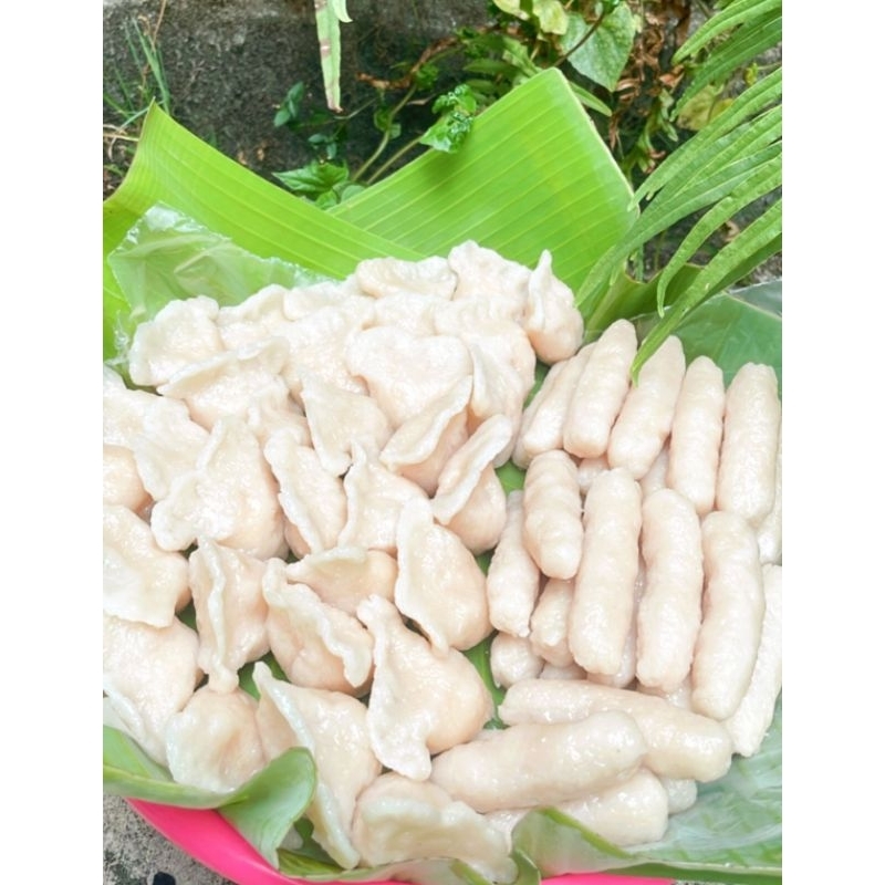 

Pempek ikan gabus asli palembang isi 50pc/50mix free cuka