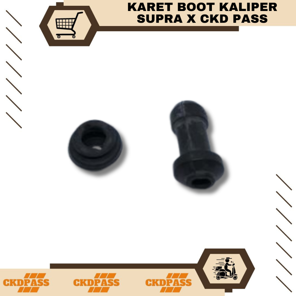 KARET BOOT KALIPER SUPRA X CKD PASS || KARET USUS BOOT KALIPER CAKRAM HONDA SUPRA X MERK CKD PASS