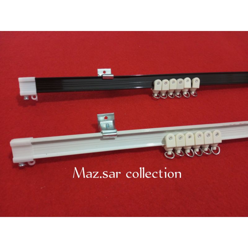 Rel Gorden Lengkung Rollet Gordyn Siku Flexibel Baatang Hordeng Elastis