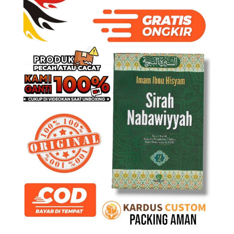 Buku Sirah Nabawiyyah-Kitan Induk Sejarah Perjalanan Hidup Nabi Muhammad SAW -Imam Ibnu Hisyam
