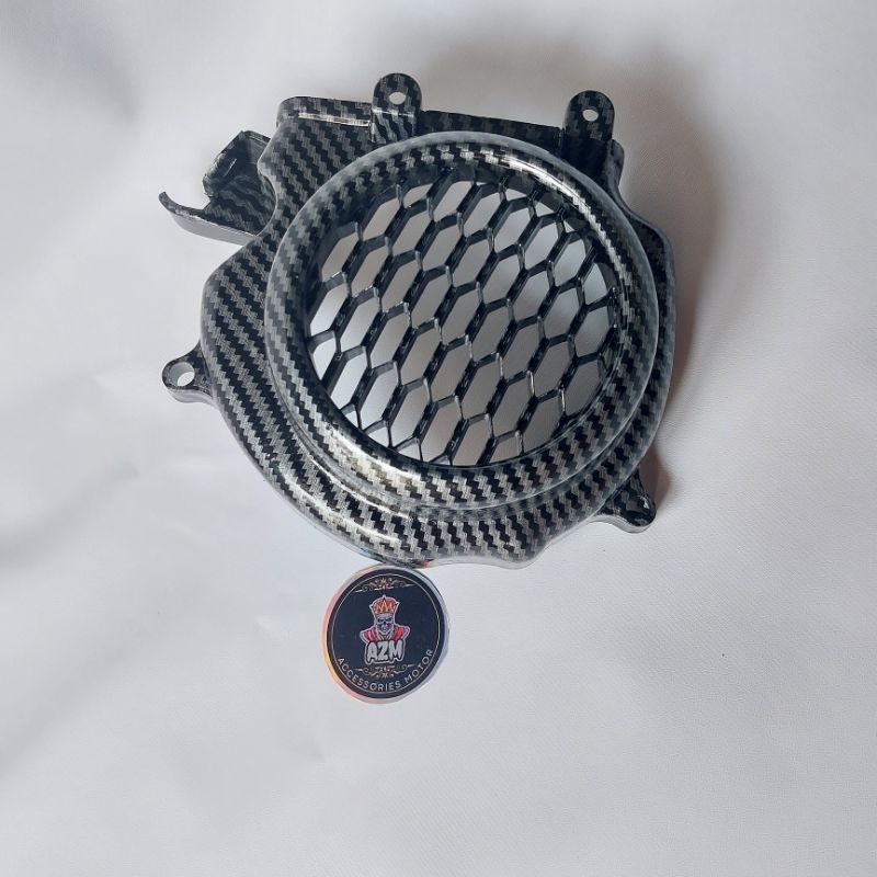 Tutup kipas carbon cover kipas fan genio beat deluxe beat street deluxe all new scoopy 2020 2021 202