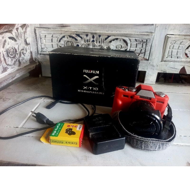 Fujifilm Xt10 Fullset + lensa kit