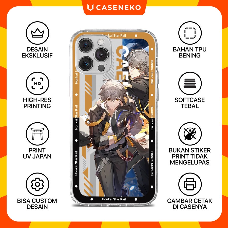 Custom Case HP Caelus Harmony Honkai Star Rail HSR Casing Phonecase