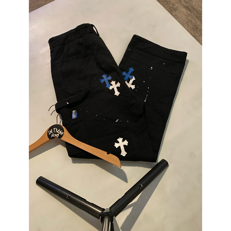 Pants Carpenter Chrome Hearts Double Knee Full Patch