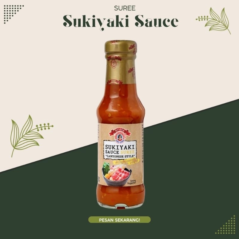 [ Halal ] Sukiyaki Sauce Cantonese / Saos Sukiyaki Cantonese import Thailand 325gr